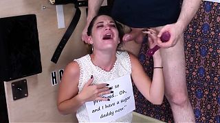 Mouth fuck humiliation